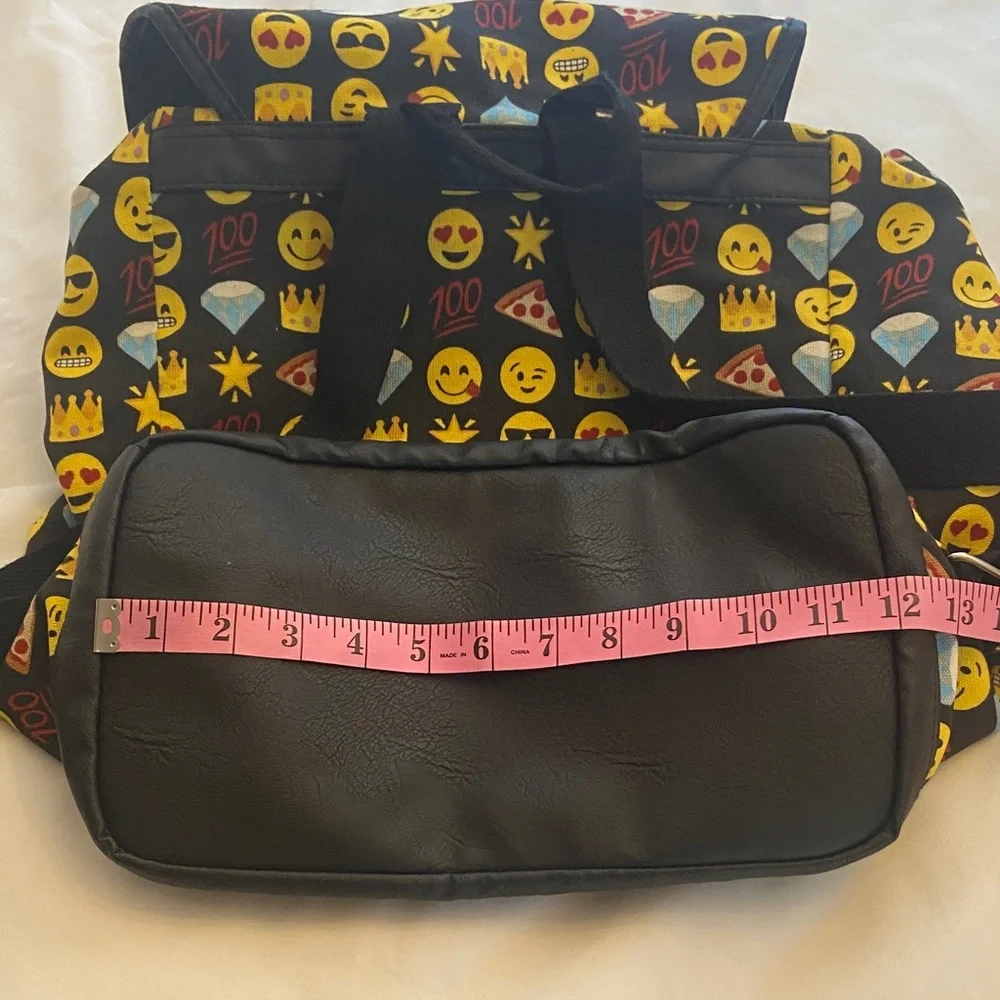 Emoji Print Backpack